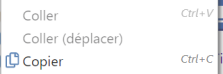 Copier / coller